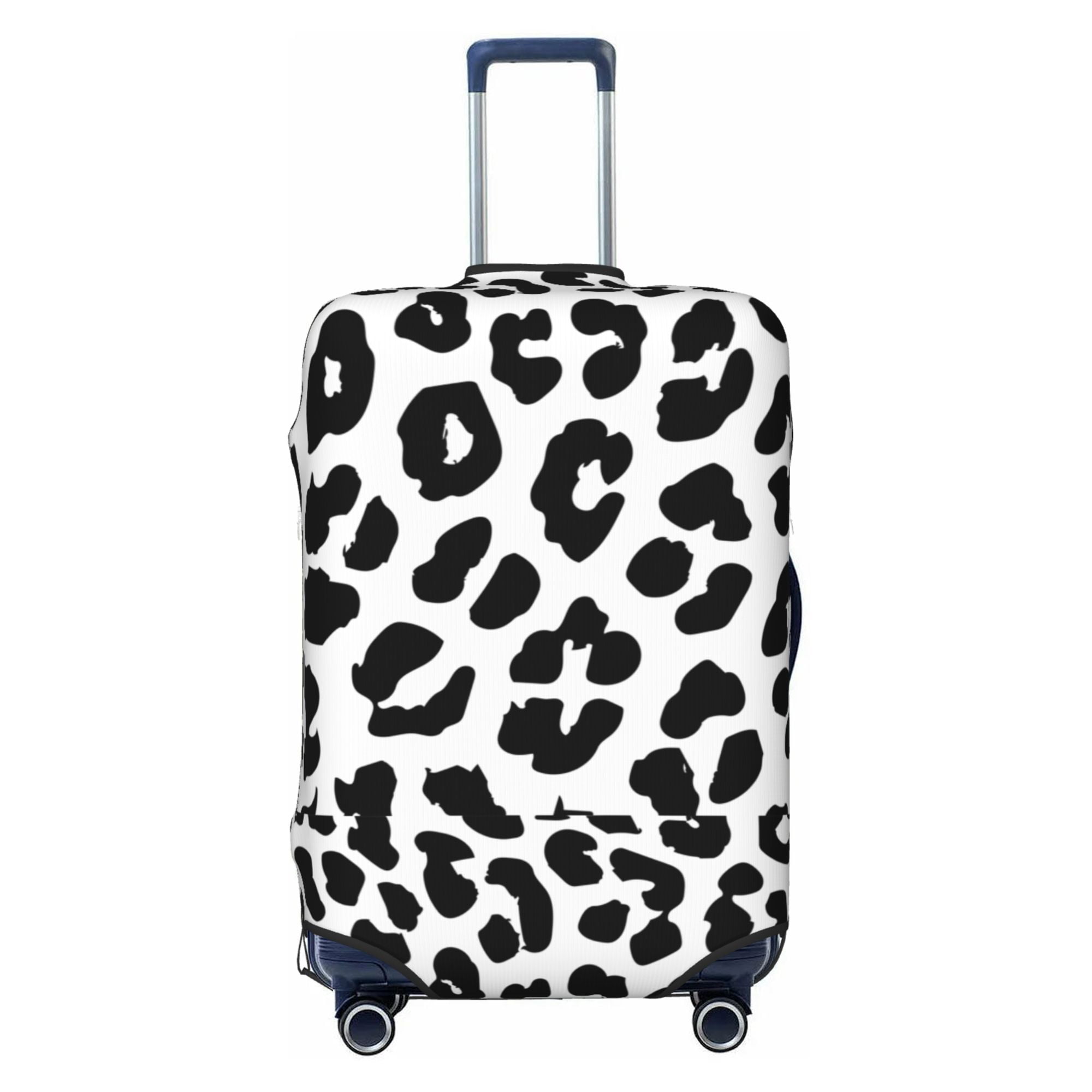 XMXY Travel Luggage Cover Protector, Leopard Spots Print Background