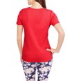 thumbnail image 2 of Women's Essential Short-Sleeve Scoopneck T-Shirt, 2 of 2
