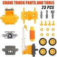thumbnail image 4 of CJC Disassembly Construction Dump Truck Toys for Kids, Take Apart Vehicles Playset w/ Screwdriver, Excavator, Dump Trucks, Crane, Best Gifts for Toddlers Kids, 4 of 5