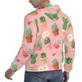 thumbnail image 3 of Hoodies for Men - colorful Cactus potted plant Long Sleeve Comfrt Men'S Fashion Hoodies & Sweatshirts, Sweatshirts for Men Hoodies Pullover Clothing Clothes with Pouch, 3 of 7