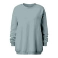 thumbnail image 5 of Lindreshi Sweatshirts for Women Loose Fit Women's and Winter New Solid Color Long-Sleeved Loose Large Size Casual Sweater Women, 5 of 5