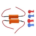 thumbnail image 1 of Loads Resistors Kit, Secure Protection LED Load Resistor 2 Sets Easy Wiring Error Free 50W  For DRL For Light, 1 of 8