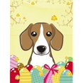 thumbnail image 1 of Beagle Easter Egg Hunt Canvas House Flag, 1 of 1