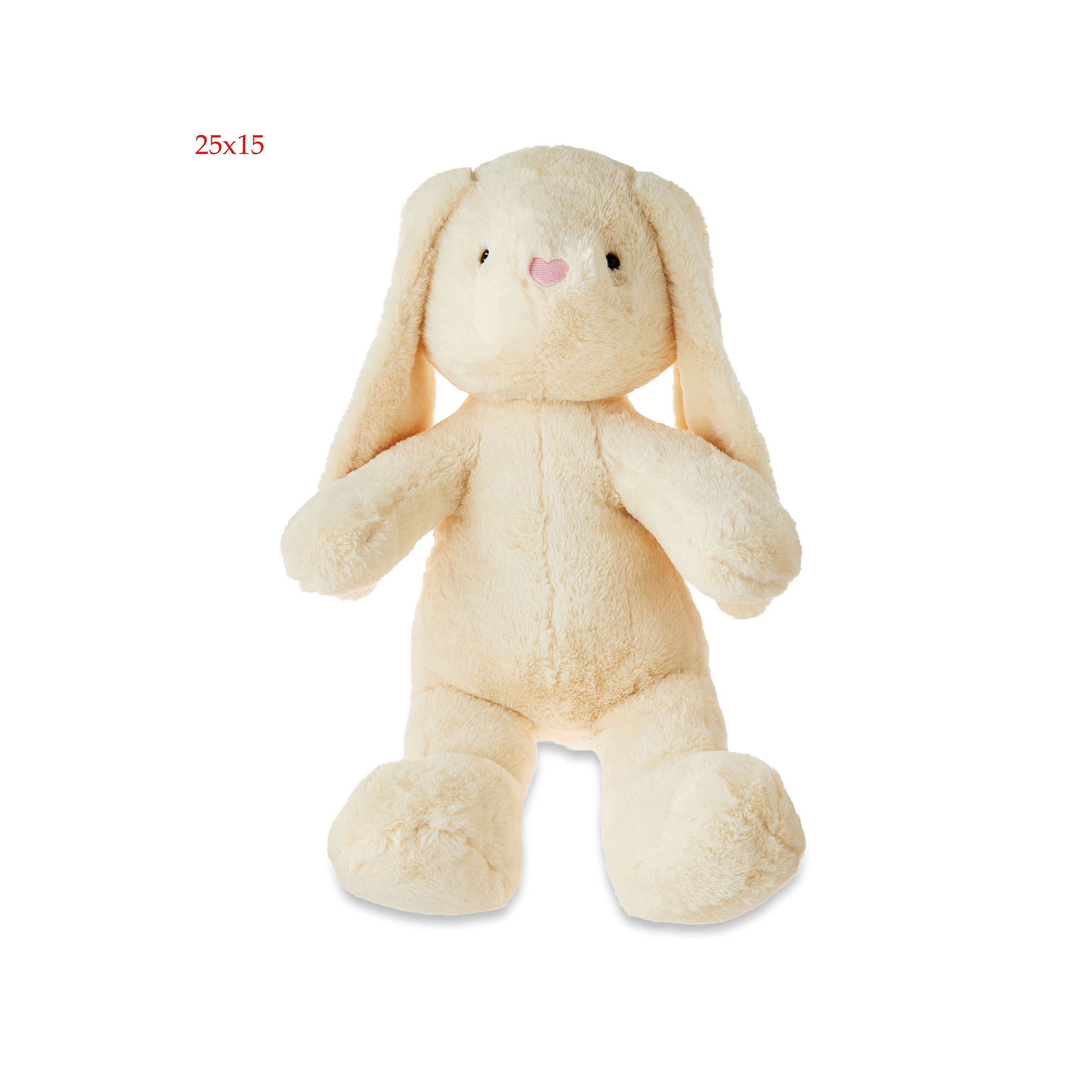 Large Bunny Plush, Tan, 22", Easter by Way To Celebrate