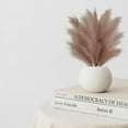 thumbnail image 3 of HESHENG 6PCS Faux Pampas Grass 18" Tall Decor, Small Pompous Artificial Dried Pompas Grass, Fake Pampas Floral , Artificial Flowers Vase Filler, Home Wedding Boho Decor, Blue, 3 of 9