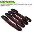 thumbnail image 7 of Unique Bargains Exterior Door Handle Cover Trim Door Handle Cover for Toyota Grand Highlander 2024 2025 2026 Smart Glossy Black 1 set, 7 of 7