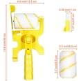 thumbnail image 5 of Jinsinto Set of 9 Paint Edger Combo Kit Paint Edger Roller Brush Multifunctional Handheld Clean-Cut Paint Edger with Extra Replacement Roller and Brush for Room Wall Ceiling, 5 of 5