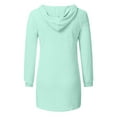 thumbnail image 4 of Aoiroe Women's Long Sleeve Fuzzy Knitted Sweater,Fall Sweater,Crew Neck Long Sleeve Pullover,Knit Casual Pullover 2026 Trendy Outfits,Fuzzy Soft Sweaters,Oversized Solid Sweaters Mint Green 2XL, 4 of 7