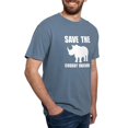 thumbnail image 4 of CafePress - Chubby Unicorn Rhino T Shirt - Mens Comfort Colors Shirt, 4 of 5