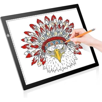 AGPtEK A4 LED Light Box - Magnetic Tracing Pad With Stepless Brightness Control For Artists & Crafters