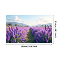 thumbnail image 4 of Lavender Field Outdoor Decoration Photography Event Background Wedding Photo Booth Scenery Banner Floral Display Conference Backdrop Garden Party, 4 of 4