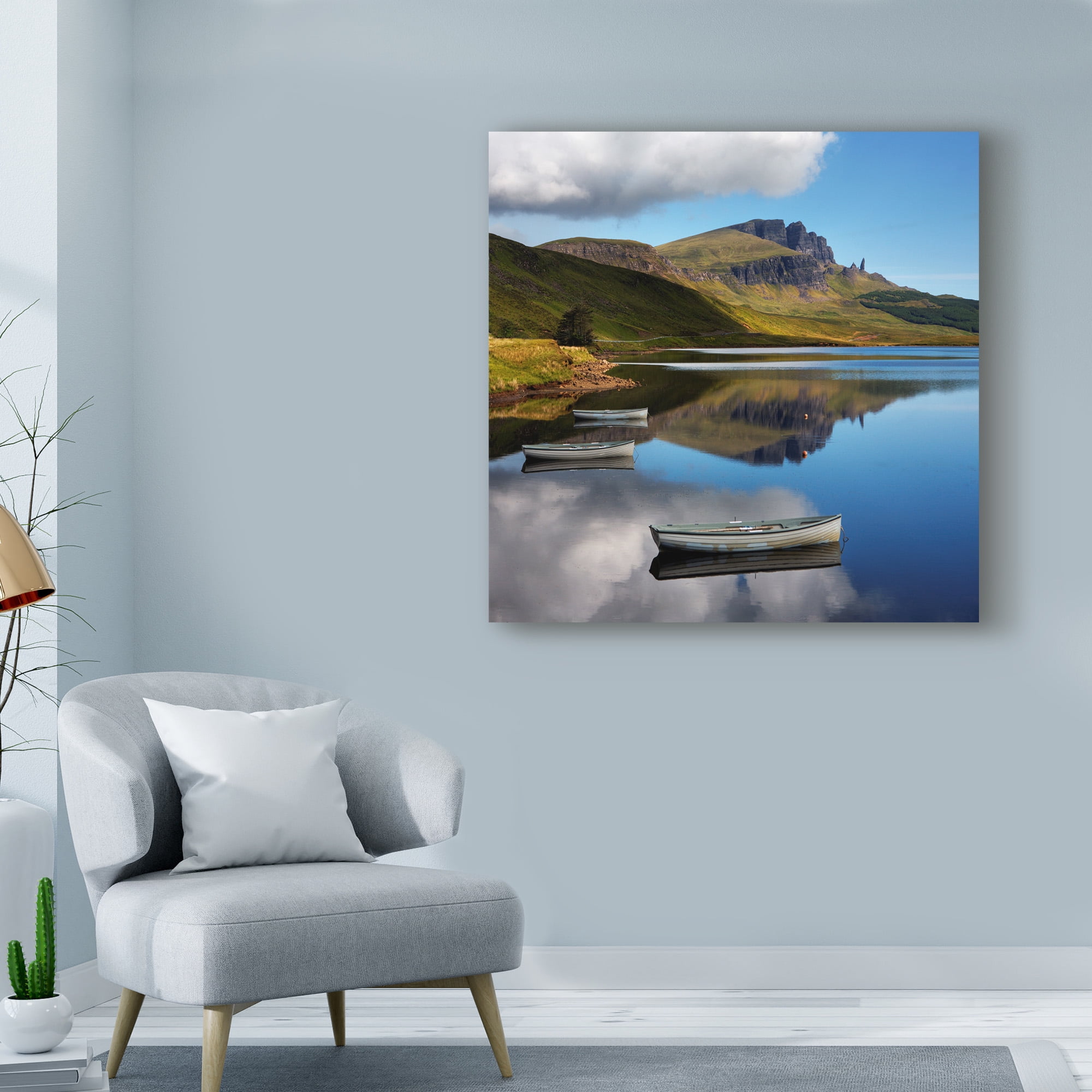 Trademark Fine Art 'Scotland 3' Canvas Art by Maciej Duczynski