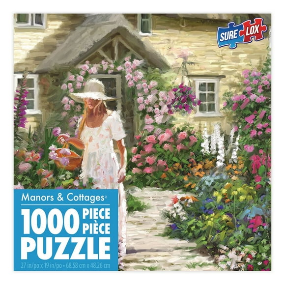 Sure-Lox 1000 PC Manors & Cottages ™ Secret Garden Puzzle