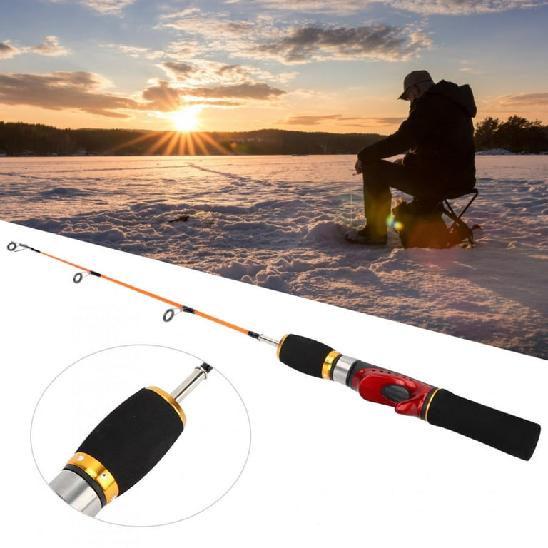 Dioche FRP Fiber Ice Fishing Rod Micro Durable Casting Ice Rods