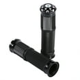thumbnail image 1 of 1 par de empuñaduras de manillar de bicicleta de motocicleta de caucho de aluminio CNC de 7/8 ", color negro, 1 of 3