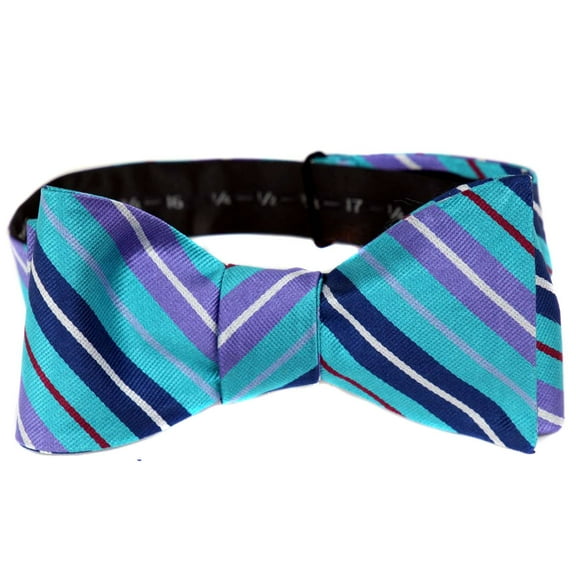 BuyYourTies - FBTZ-317 - Mens Aficionado Self Tie Bow Tie - Blue