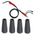 thumbnail image 1 of Boquilla De Soplete De Soldadura, Retardante De Llama, Piezas De Repuesto De 4 Piezas, Boquilla Sin Gas De Flujo De Compatibilidad Para Soldador MIG De 100L, 1 of 8