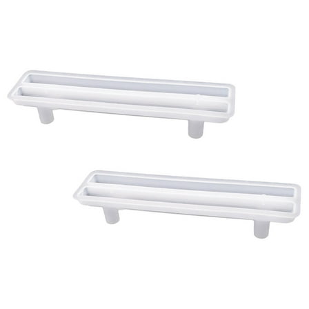 Soimiss Handle Making Mold For Tea Tray Accessories White 2Pcs