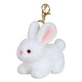 thumbnail image 6 of SSBSM 15/20/30cm Rabbit Doll Toy Lovely 3D Eyes Lying Position Bunny Doll Plushie Ornament Fully Filled Rabbit Plush Doll Keychain Pendant New Year Gift, 6 of 8