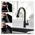 thumbnail image 3 of Pull Out Kitchen Sink Faucet With 3 Modes, Water Outlet Spout 360 Degree Rotation, Matte Black Kitchen Bar Water Mixer Tap ,Versatile Features, 3 of 7