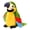 Lime green, variant on Talking Parrot, Repeats What You Say Stuffed Animal Toy