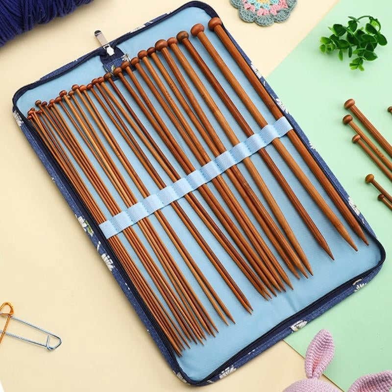 ANXPTIME Carbonized Knitting Needle 25cm for Easy Knitting Craft