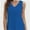 Blue, variant on Women's Summer Sleeveless Blouse Casual Tank Flowy Tops for Women
