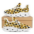 thumbnail image 1 of Doginthehole - Hermosas zapatillas de deporte con diseño de girasol y flores amarillas, con cordones, vulcanizadas, para mujer, 1 of 6