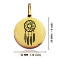 thumbnail image 2 of Stainless Steel Dream Catcher Good Luck Charm Round Medallion Pendant Necklace, 2 of 3