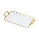 thumbnail image 3 of Bandeja para servir con asas dorado claro perfecl, 3 of 8