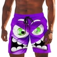 thumbnail image 5 of CHENge Men Plus Size Beach Shorts 4x Casual Floral Swim Trunks Quick-Dry Beach Swimming Shorts with Pockets Anti-Chafe Beach Shorts Bathing Suits, 5 of 5