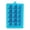 LB.Light blue, variant on 15-Cavity Silicone Ice Cube Tray with Leakproof Lid – BPA-Free Food Grade, Stackable Freezer Storage for Home/Parties, Dishwasher Safe & Multi-Use (Ice, Pudding, Chocolate) Light blue