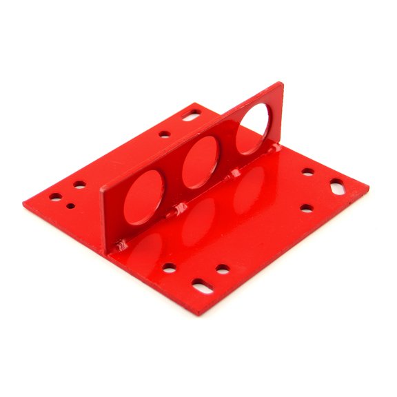 Speedmaster PCE406.1002 Universal 4 Barrel 4150 Intake Manifold Steel Engine Lift Plate - Red