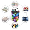 thumbnail image 5 of Bingfone Colorful Easter Eggs1 Laundry Hamper,Large Canvas Fabric Lightweight Storage Basket Toy Organizer Dirty Clothes Collapsible, 5 of 6