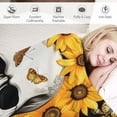 thumbnail image 3 of ARISTURING  Skull Blanket Gifts for Women - Unique Present for Witchy Girls Mom Kids Halloween Christmas Birthdays Spooky Decor Home Bedroom Couch Sofa Soft Plush Sunflower Butterfly Sherpa, 3 of 6