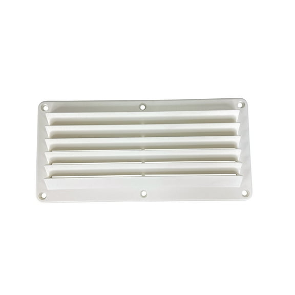 Pactrade Marine Boat ABS White Ventilator Cover Plate 10 1/8" X 4 7/8"