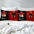 thumbnail image 3 of Valentine'S Day Couple Bedding Set Full,King And Queen Crown Comforter Cover For Adults Women Men,Black Red Gold His Hers Duvet Cover Lover Romantic Bed Set For Husband Wife（No Comforter）, 3 of 5