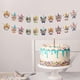 thumbnail image 4 of Moyic 1 Uds. Conjunto de tarjeta de papel de arcoíris de 16,4 pies, cartel de cumpleaños, tarjeta de papel de arcoíris de 16,4 pies, Kits de decoración para fiestas Azul 7 pulgadas, 4 of 6