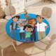 thumbnail image 4 of El mundo de Nina-theme Fitted Round Tablecloths Elastic Edged Table Covers Waterproof Table Cloth for Kitchen Holiday Party Tables Decor 120cm, 4 of 6