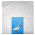 thumbnail image 2 of Betsy Drake Interiors Posing White Ibis Guest Towel, 2 of 2