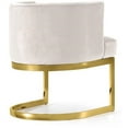 thumbnail image 3 of Meridian Furniture Gianna Cream Velvet Dining Chair, 3 of 5