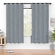 thumbnail image 1 of Blackout Cortinas 52 x 72 Pulgadas, Juego de Cortinas Térmicas Aisladas Negras de 2 Paneles, Cortinas Que Reducen el Ruido y Oscurecen la Habitación para Recámara, Sala de Estar, Protección de Privac, 1 of 7