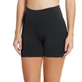 thumbnail image 4 of BALEAF Women's 5" Active Wear High Waist Yoga Shorts with Side Pockets Deep Gray M, 4 of 7