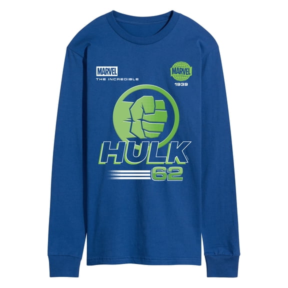 Marvel - The Hulk Jersey - Men's Long Sleeve Graphic T-Shirt