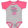 thumbnail image 3 of Inktastic I've Got Daddy Wrapped Around My Little Finger Girls Baby Bodysuit, 3 of 5