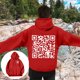 thumbnail image 1 of Sudadera con capucha para hombre, informal, a la moda, con estampado, de manga larga, con bolsillo, de poliéster, 1 of 5