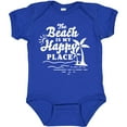thumbnail image 3 of Inktastic The Beach is My Happy Place with Palm Trees Boys or Girls Baby Bodysuit, 3 of 5