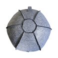 thumbnail image 4 of Cubierta para pelota de Yoga, accesorios para cubierta de pelota de ejercicio, protección plegable, pelota de Pilates Gris claro, 4 of 8