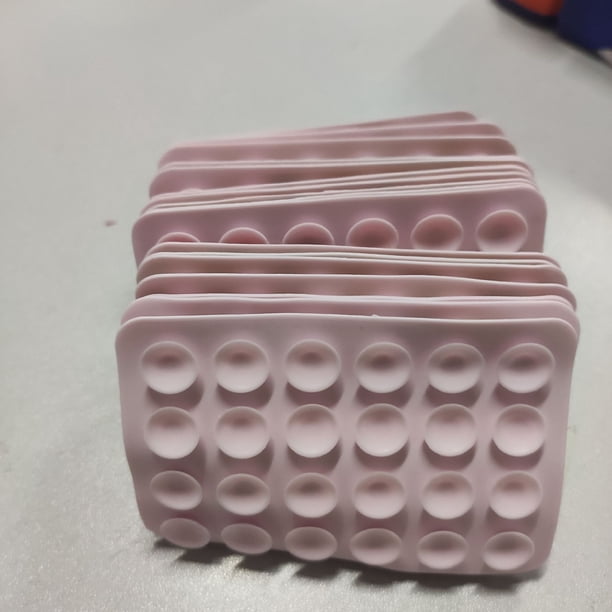 Ventosa de silicona cuadrada/curva para teléfonos móviles, ventosa universal para fundas de cuero para tabletas