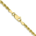 thumbnail image 4 of 10K Yellow Gold Jbsp's 2.75mm Diamond-Cut Rope Chain (24 X 2.75) Made In Peru 8004-24, 4 of 5